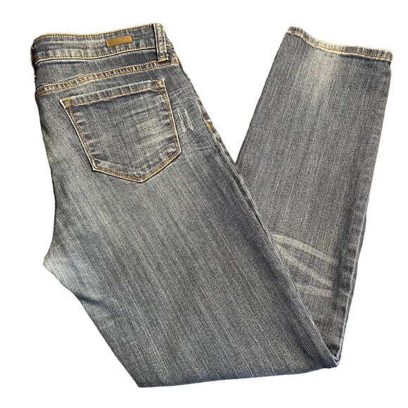 Kut From The Kloth Womens Jeans Sz 10 Med Wash Boyfriend Mid-Rise - Picture 1 of 14